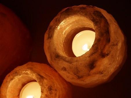 Himalayan Salt Candle Holders