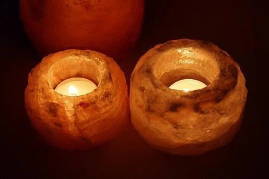 Himalayan Salt Candle Holders