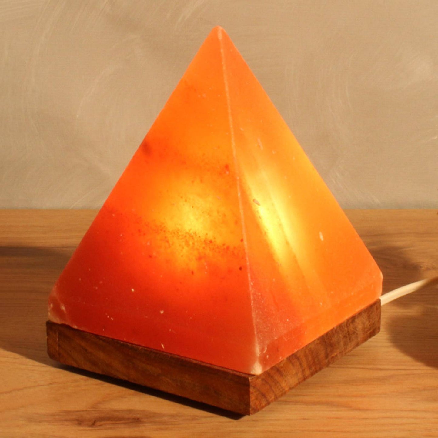 Himalayan Salt Crystal Pyramid